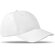 Gorra de beisbol con 6 paneles blanca barata