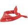 Pañuelo de cabeza 90 gr/m² Bandida Rojo detalle 11