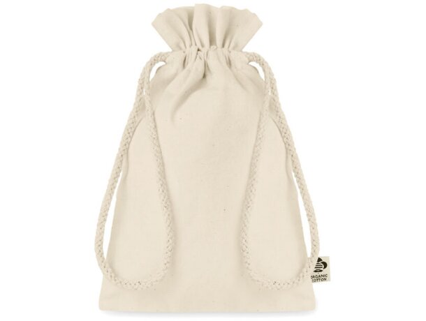 Bolsa de regalo pequeña Amber Small Beige detalle 3