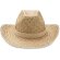 Sombrero de vaquero de paja Texas Beige detalle 3