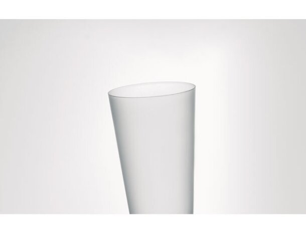 Frosted PP cup 550 ml Festa Cup Blanco transparente detalle 1