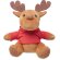 Peluches para bordar personalizable Rudolph con sudadera con capucha