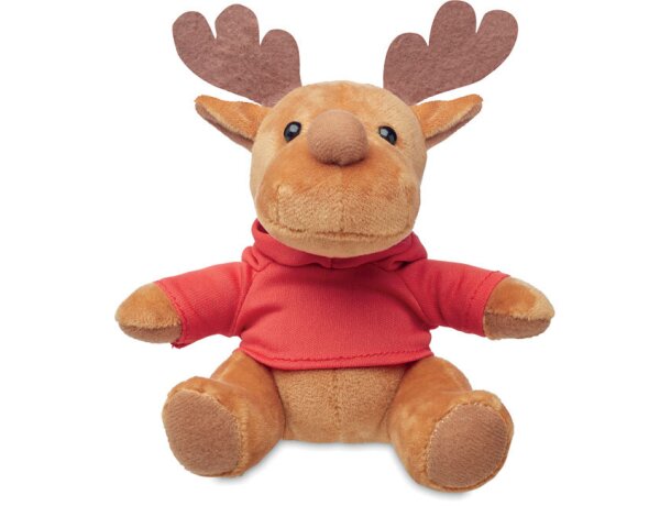 Peluches para bordar personalizable Rudolph con sudadera con capucha Blanco detalle 8