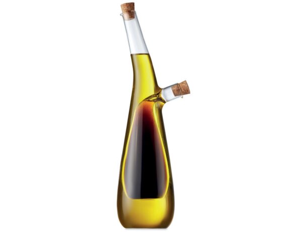 Botella cristal aceite vinagre Barretin Violeta detalle 2