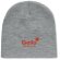 Gorros invierno unisex en suave poliéster elástico rPET Blanco/negro detalle 4