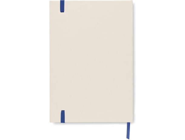 Libreta ecológica personalizada Mito Note tapa dura cartón reciclado Azul detalle 3