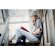 Gorros invierno unisex en suave poliéster elástico rPET Blanco/negro detalle 2
