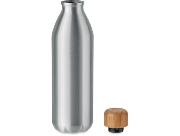 Botella aluminio 550 ml Asper Plateado mate detalle 1