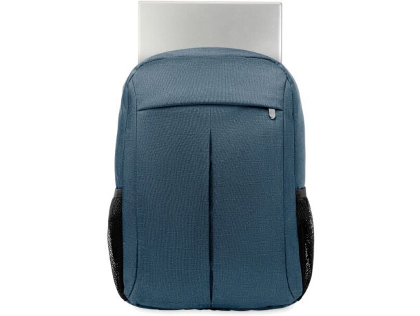 Mochila para portátil promocional de compartimento para tablet plástico Azul detalle 2