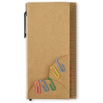 Set de escritorio en cartón beige Set de escritorio en cartón beige