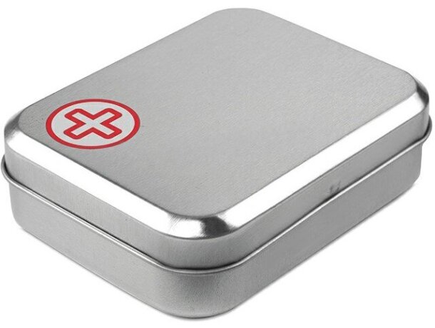 Caja botiquín de primeros auxilios roja merchandising