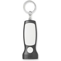 Llavero linterna de plástico personalizada negra Llavero linterna de plástico personalizada negra