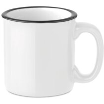 Taza cerámica negra acabado vintage Tweenies