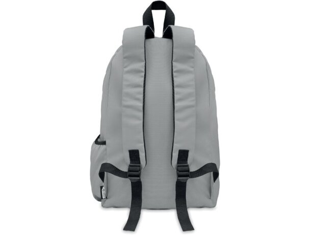 Mochila infantil rPET 600D Bapal+ Gris claro detalle 9