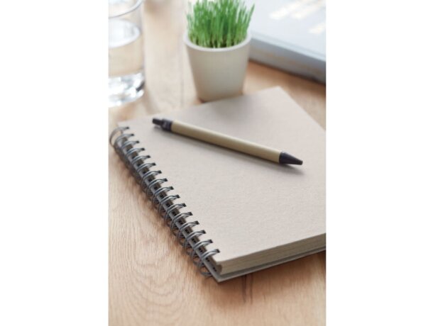 Libreta anillas A5 papel hierba Grass Book barato