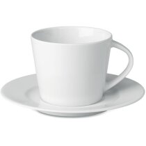 Tazas de café baratas de cerámica y con plato a juego
