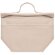 Bolsas térmicas con cierre rolltop y asa de transporte algodón reciclado Recoba Beige detalle 1