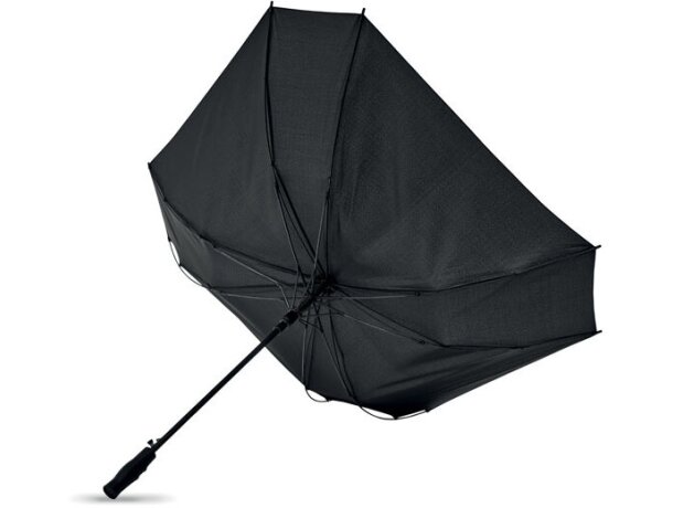 Paraguas cuadrado 27 Columbus Negro detalle 3