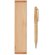 Bolígrafo giratorio de bambú Etna personalizado