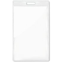 Identificador simple transparente personalizado violeta