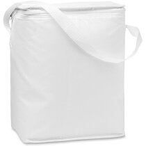 Bolsa nevera para 6 botellas de 1,5 l personalizada blanca