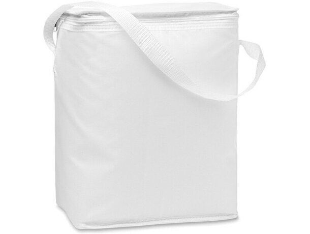 Bolsa nevera para 6 botellas de 1,5 l personalizada blanca