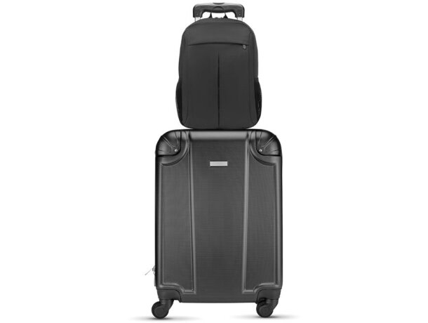 Mochila para portátil promocional de compartimento para tablet plástico Gris claro detalle 9