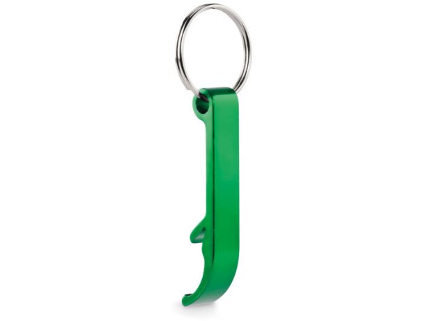 Llavero de aluminio reciclado Ovikey Verde detalle 8