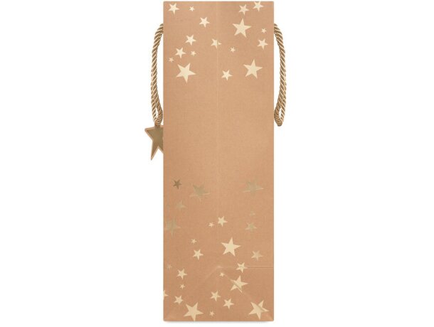 Bolsa regalo personalizada papel craft 250 g/m2 Sparkle Dorado detalle 15