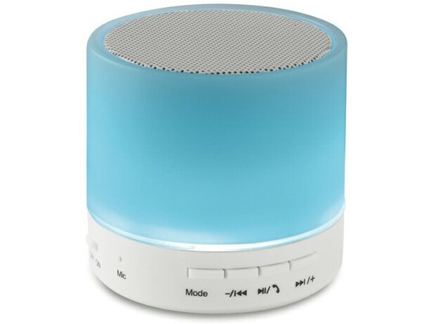 Altavoz circular con bluetooth y luces led personalizado