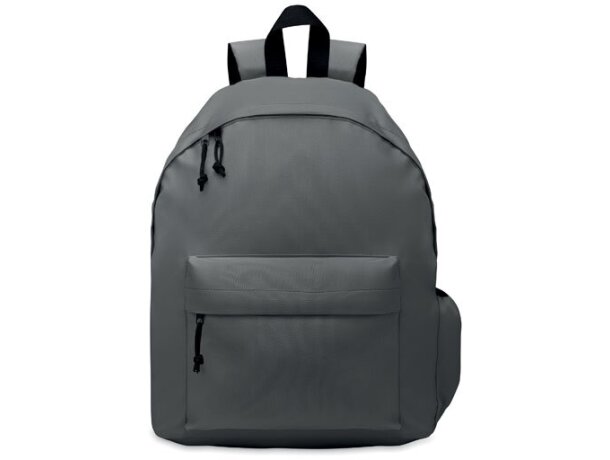 Mochila infantil rPET 600D Bapal+ Gris oscuro detalle 13