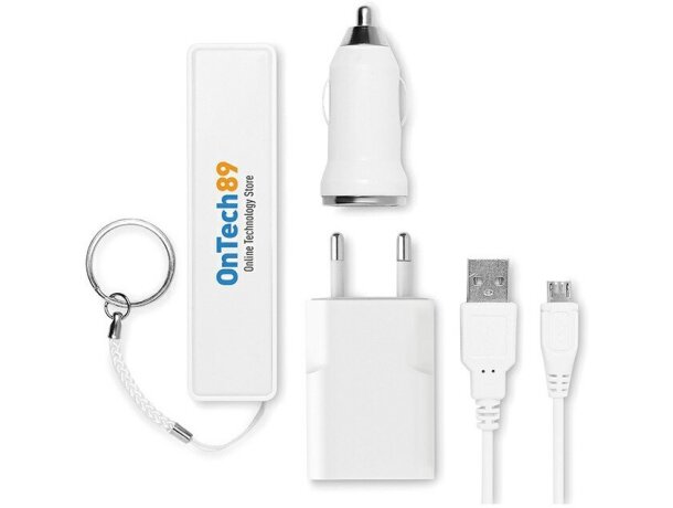 Set de viaje powerbank personalizado