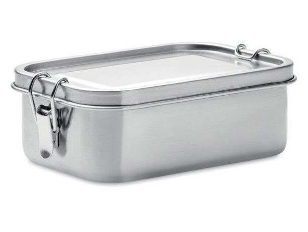 Fiambrera de acero inox. 750 ml Chan Lunchbox Plateado mate detalle 6