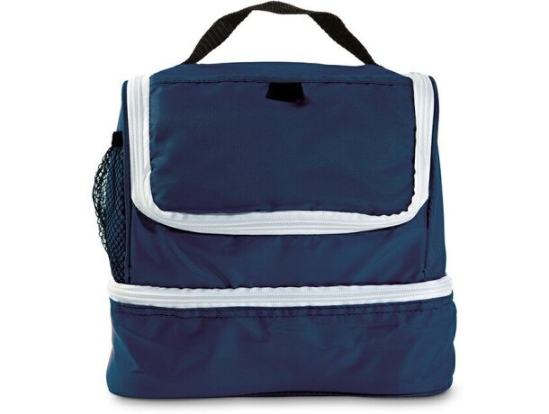 Bolsa con 2 compartimentos para la compra azul Bolsa con 2 compartimentos para la compra azul