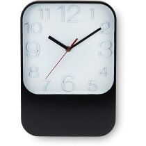 Reloj De Pared Rectangular Para Imprimir Personalizado Negro