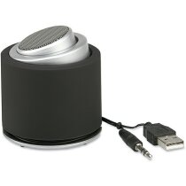 Altavoz mini moderno con usb para empresas negro Altavoz mini moderno con usb para empresas negro