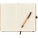 Set de libreta con boli en caja papel Suber Set Negro detalle 1