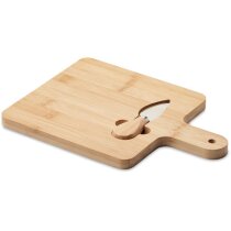 Tabla bambú Darfield con cuchillo para quesos