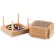 Set de posavasos de 4 piezas Madera detalle 3
