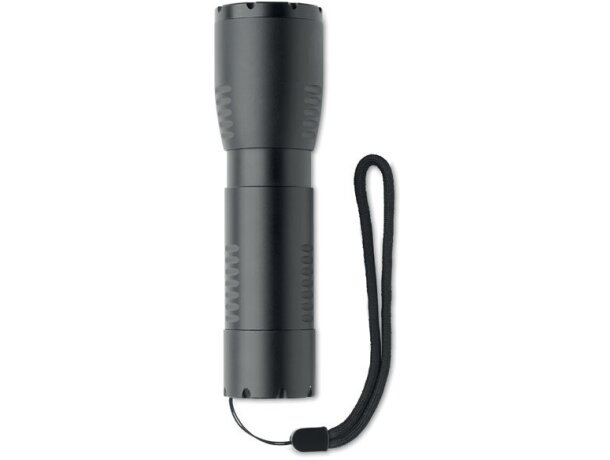 Linterna 9 leds aluminio Enta Negro detalle 4