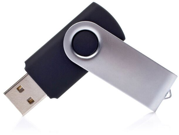 TECHMATE. USB flash  4GB  Techmate Pendrive Negro detalle 2