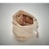 Bolsa ecológica pequeña de algodón orgánico 220 g/m2 Diste Small Beige detalle 5