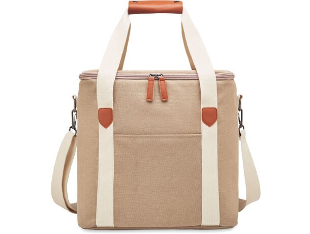 Bolsas térmicas con cinta bandolera canvas lavado Beige detalle 1