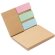Bloc adhesivo reciclado beige publicidad hojas