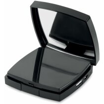 Batería externa con espejo de 3000 mah personalizada negra Batería externa con espejo de 3000 mah personalizada negra