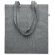 Bolsa de la compra 100% algodón asas largas 140 g/m2 Gris oscuro
