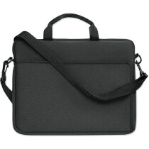 Bolsa para congresos y portátil grabado negra Bolsa para congresos y portátil grabado negra