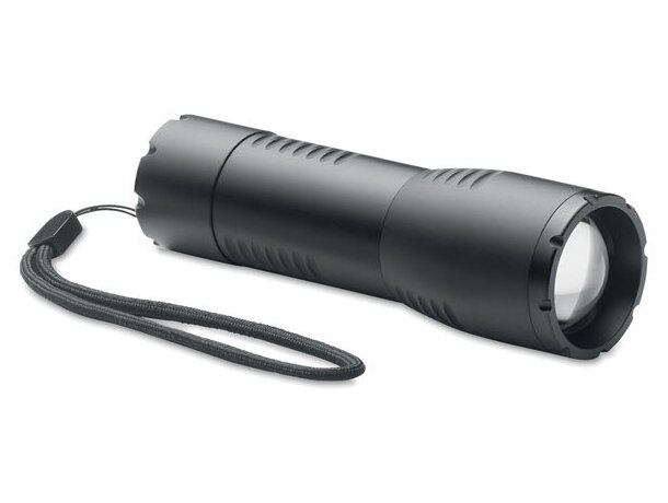 Linterna 9 leds aluminio Enta Negro detalle 6