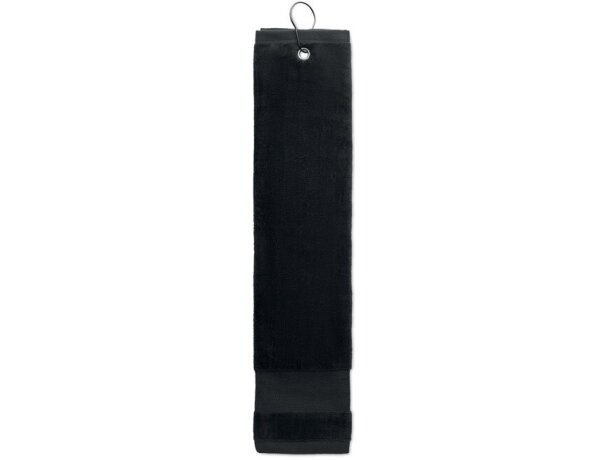 Toalla de baño promocional para carrito de golf algodón Negro detalle 2