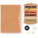 Kit de costura compacto en caja de papel kraft Beige detalle 2